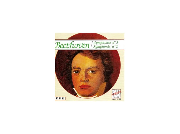 Cd Ludwig van Beethoven - Symphonie N°5 & Symphonie N°2 (1990)