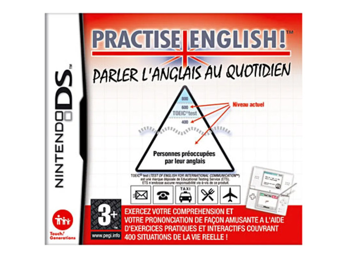 Jeu Nintendo Ds Practise English Parler L'anglais Au Quotidien
