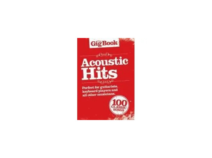 Livre Gig Book Acoustic Hits