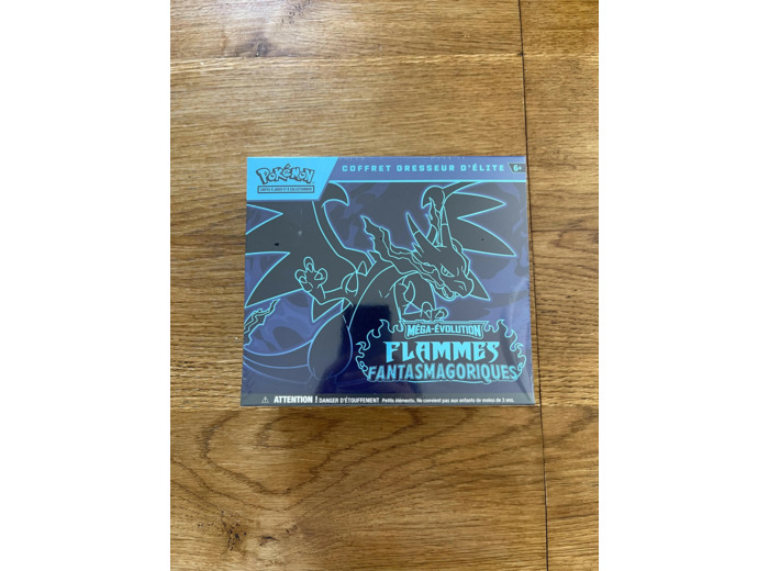 Coffret dresseur d'élite Pokémon ( ETB ) Méga-Evolution Flammes Fantasmagoriques - ASMODEE