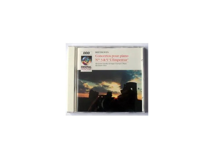 Cd Concertos pour piano N° 3 et 5 "l'Empereur"