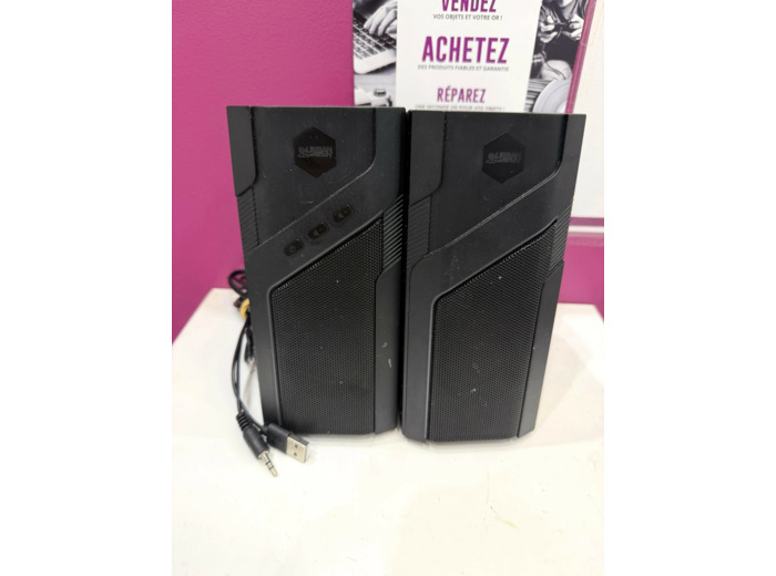 Haut-parleurs stéréo sans fil Bluetooth Urban Factory Boomee BTS10UF Noir