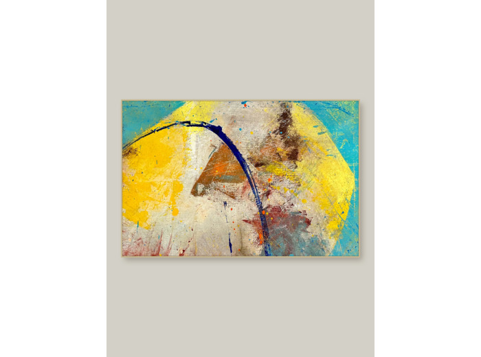 « Émergence du Silence » - Acrylique sur toile - 40x60 cm