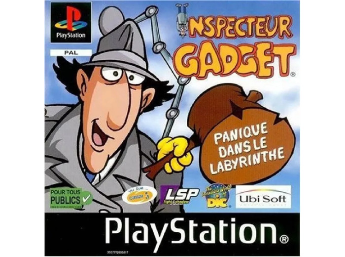 Jeu Ps1 Inspecteur Gadget: Panique Dans le Labyrinthe