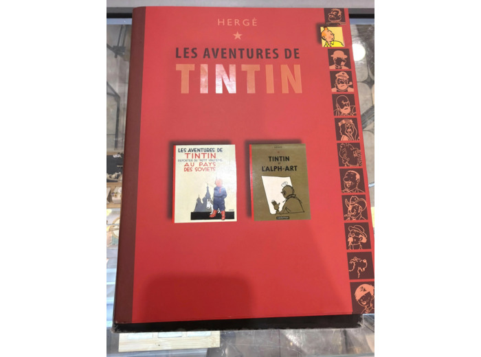 Livre Double Album Tintin Edition France Loisirs