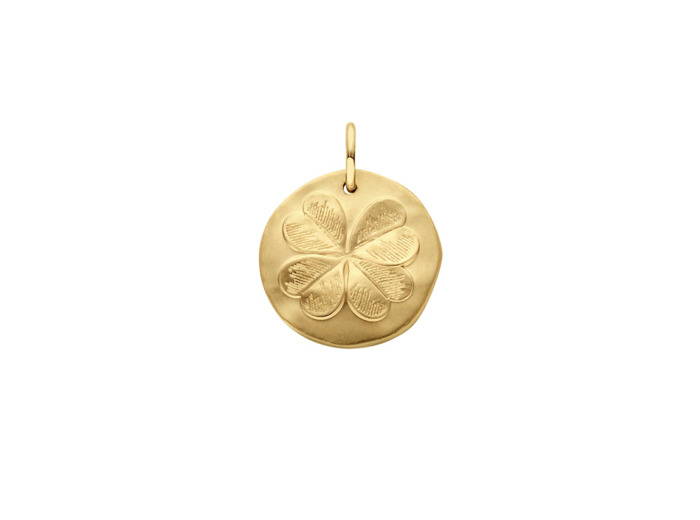 Médaille Arthus Bertrand Trèfle 16mm vermeil