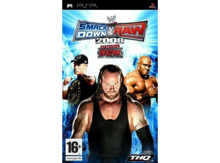 Jeu PSP WWe Smackdown vs raw 2008 Platinum