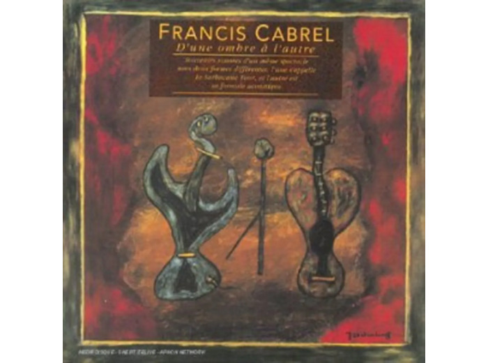 Cd Francis Cabrel - D'une Ombre À L'Autre (1991)