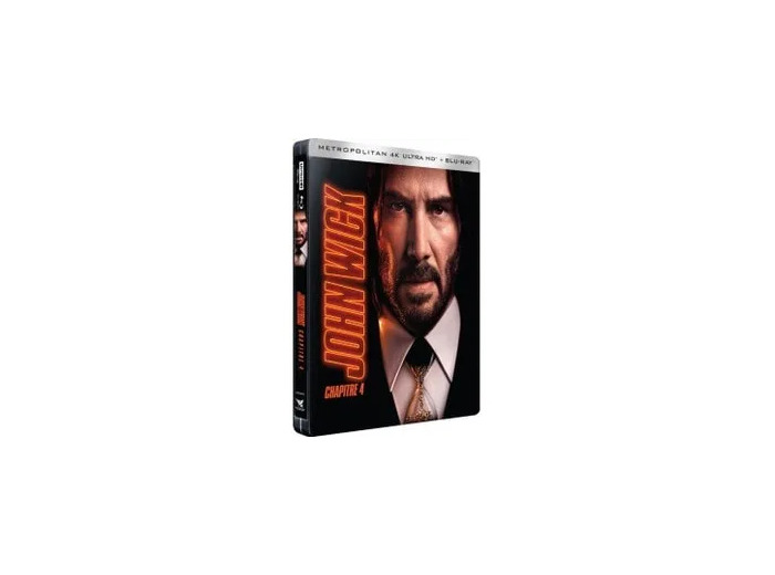 Cd John Wick - CHAPITRE 4 Limitée - Combo BLURAY [4K Ultra HD + Blu - Ray - Édition boîtier SteelBook]