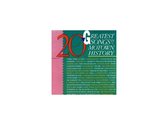 Cd 20 Greatest Songs in Motown History