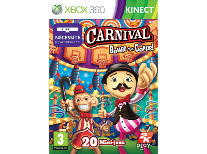 Jeu XBox 360 Carnival Bouge ton corps ! (100% KINECT)