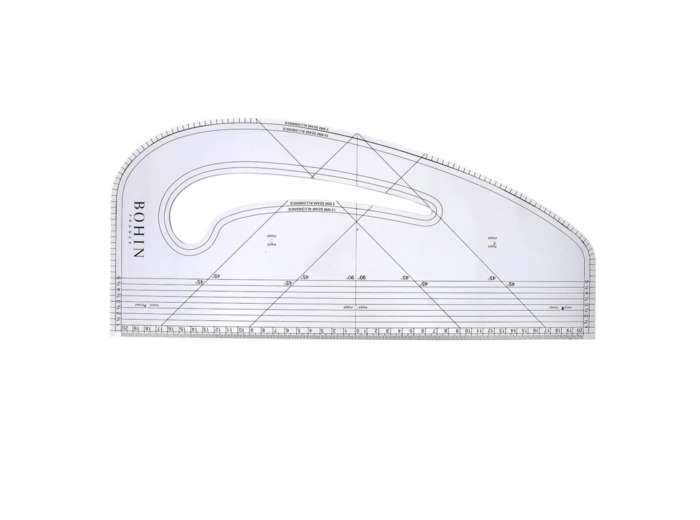 Bohin – Règle de Couture Multi-fonction (42 x 19 cm)