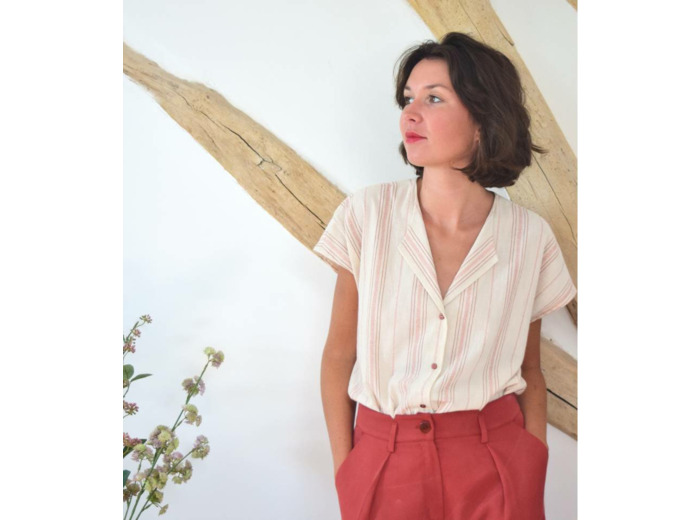 Singulière par Cousette – Patron Couture Robe ou Blouse "Sandalette" du XS au XL