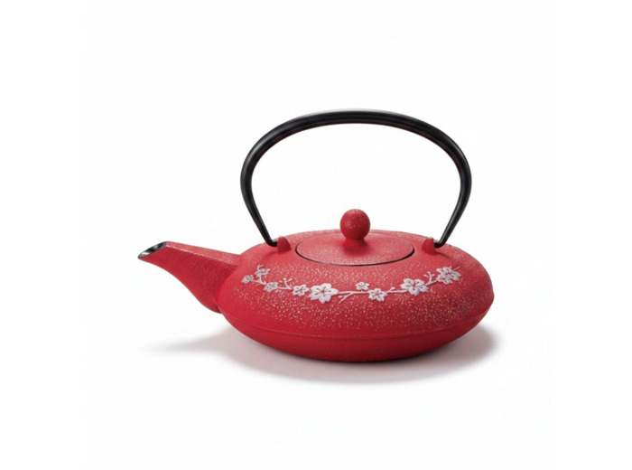 THÉIÈRE JAPONAISE FONTE IWACHU 0.6L - SAKURA