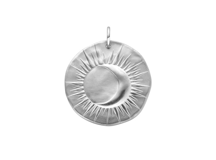 Médaille Arthus Bertrand Eclipse 25mm argent rhodié