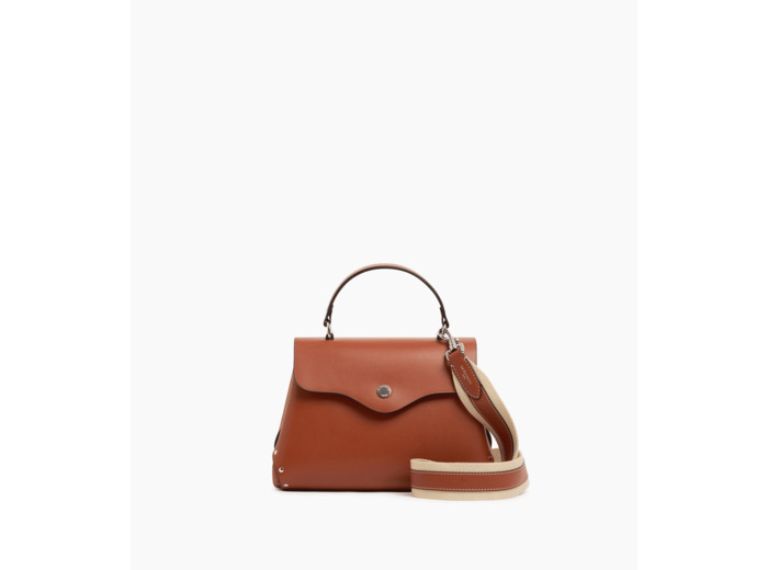 Petit sac à main Sans Couture en cuir lisse