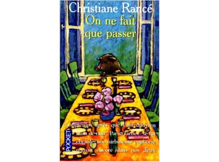 Livre On ne fait que passer