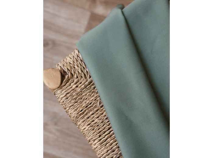 Lise Tailor - Tissu Gabardine de Coton Stretch Couleur Verveine