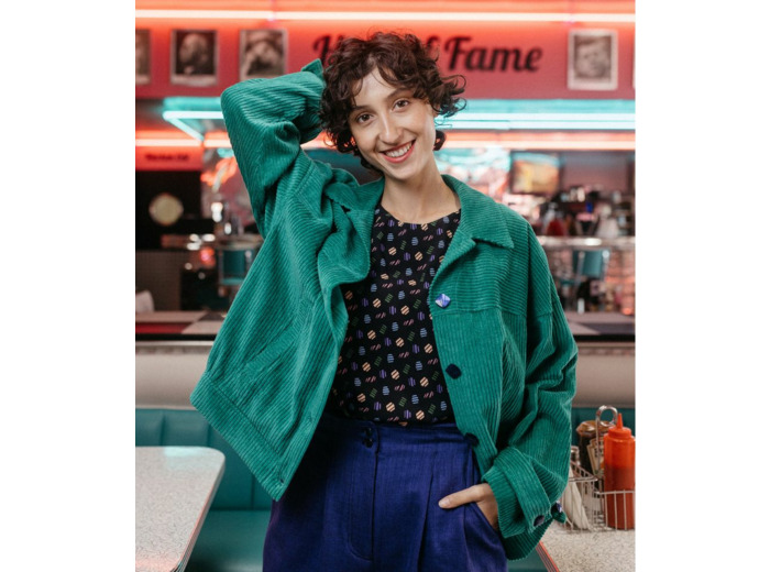 Singulière par Cousette – Patron Couture Blouson femme "Rockette" du XS au XXXL