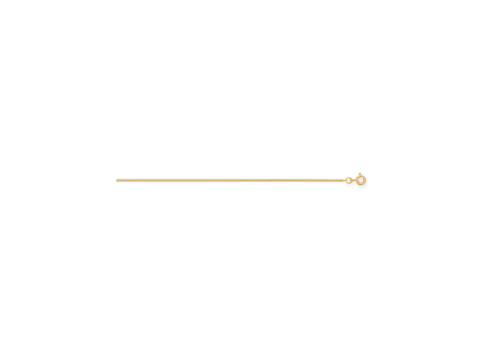 Gourmette en or jaune, 0.9mm