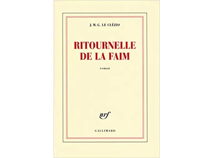 Livre Ritournelle de la faim