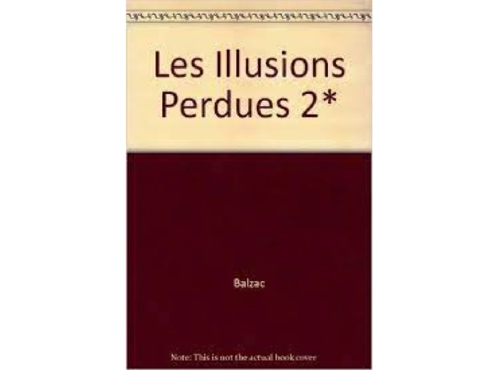 Livre Les Illusions Perdues T2