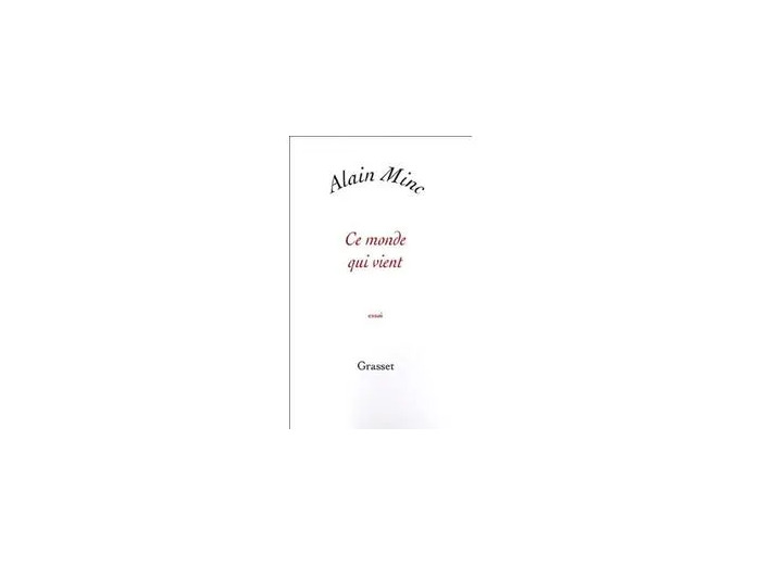 Livre Ce Monde Qui Vient