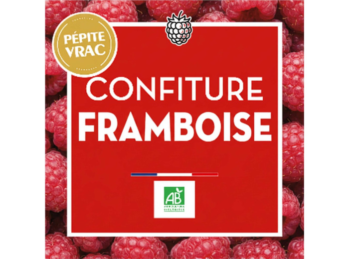 Confiture Framboise bio - 100g
