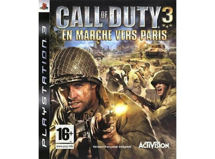 Jeu Ps3 Call Of Duty 3 - En Marche Vers Paris