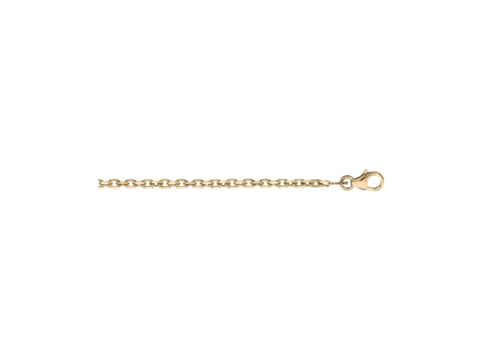 Chaîne forçat 2.3mm 45cm plaqué or