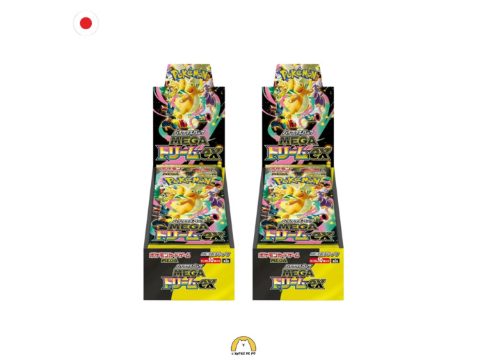Lot de 2 displays Pokémon M2A Mega Dream EX - JAP