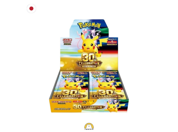 Précommande - Display Pokémon 30th Celebration M6a - 20 Boosters - Japonais