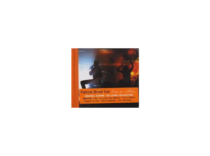 Cd Patrick Bruel Rien Ne S'efface (2001, Cd)