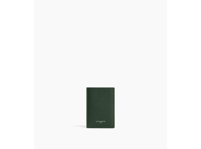 Petit porte cartes Lucien en cuir grainé