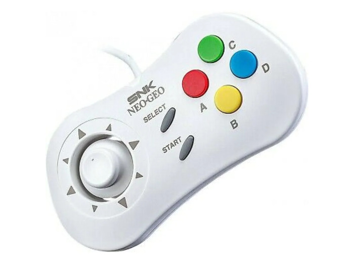 Gamepad Blanc Pour Neo Geo Mini Hd