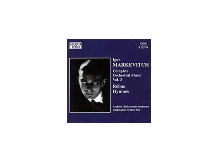 Cd Oeuvre Orchestrale Vol. 3 : Rébus, Hymnes