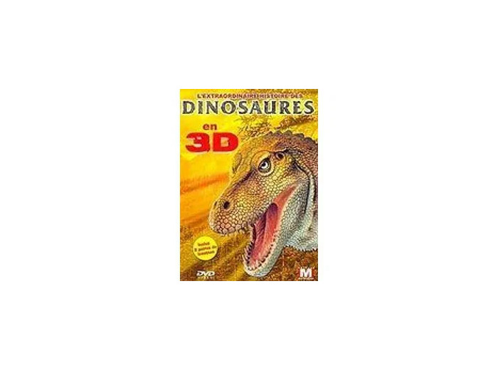Dvd L'extraordinaire histoire des dinosaures en 3 D