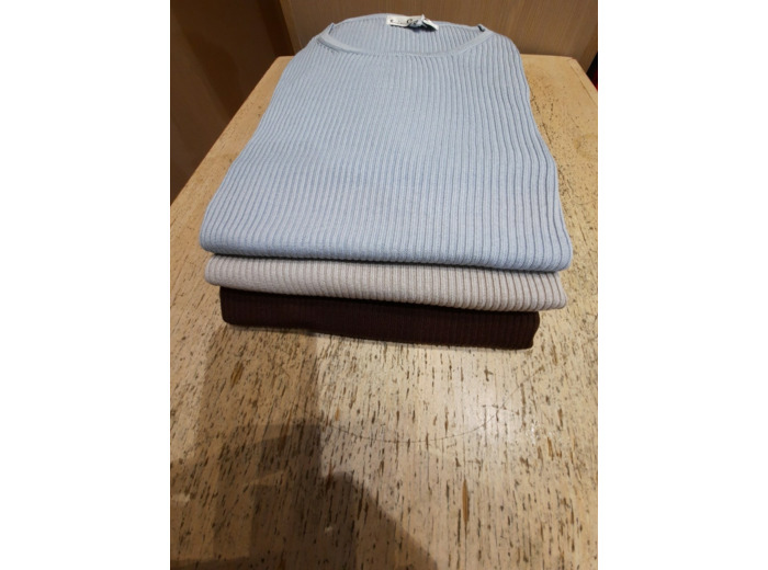 Pull Soie Pour Femme - Bleu