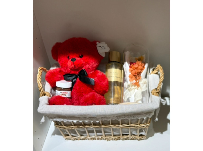 Panier naissance amour sucré