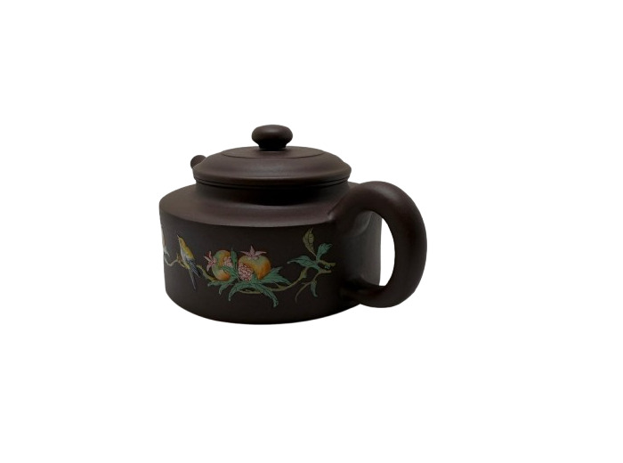 THÉIÈRE PLATE ARGILE YiXING FRUITS 0.4L