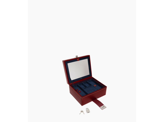 Boîte à bijoux moyen modèle en cuir