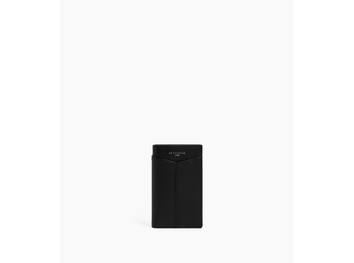 Porte cartes vertical Charlotte en cuir lisse