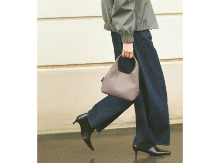 Petit sac à main Juliette en cuir grainé