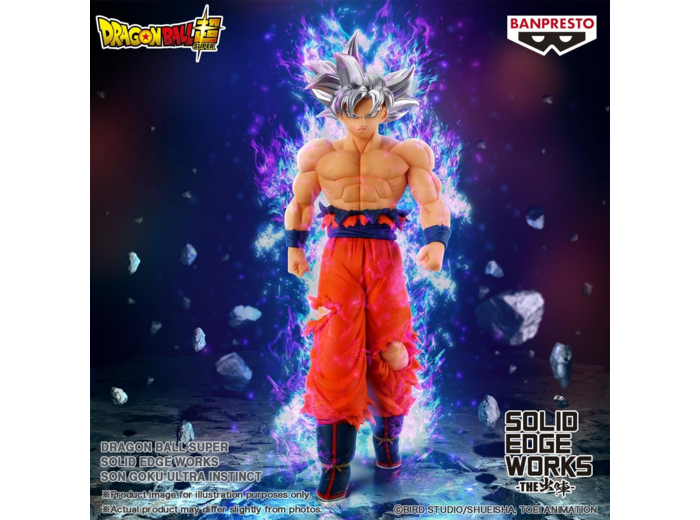 [FIGURINE] DRAGON BALL SUPER -Solid Edge Works - Goku Ultra Instinct20 cm