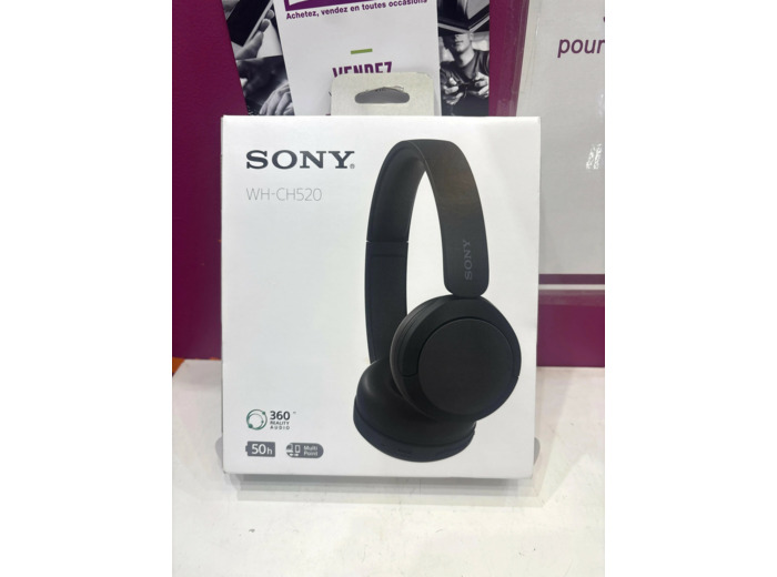 Casque Bluetooth sans Fil Sony WH - CH520 Noir