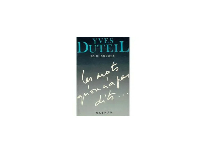 Livre Les Mots Qu'on N'a Pas Dits