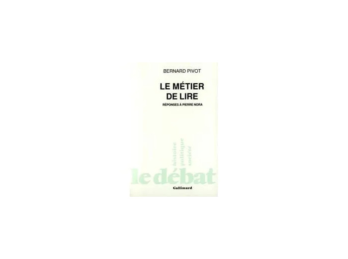 Livre Le métier de lire