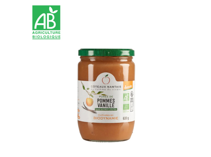 Purée pomme vanille 630g