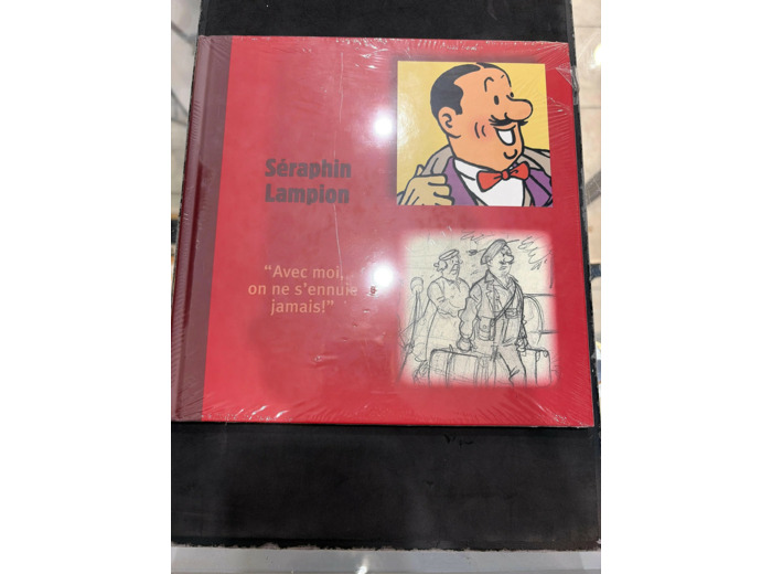 Livre Tintin Monographique Séraphin Lampion "Avec moi, on ne s'ennuie jamais"