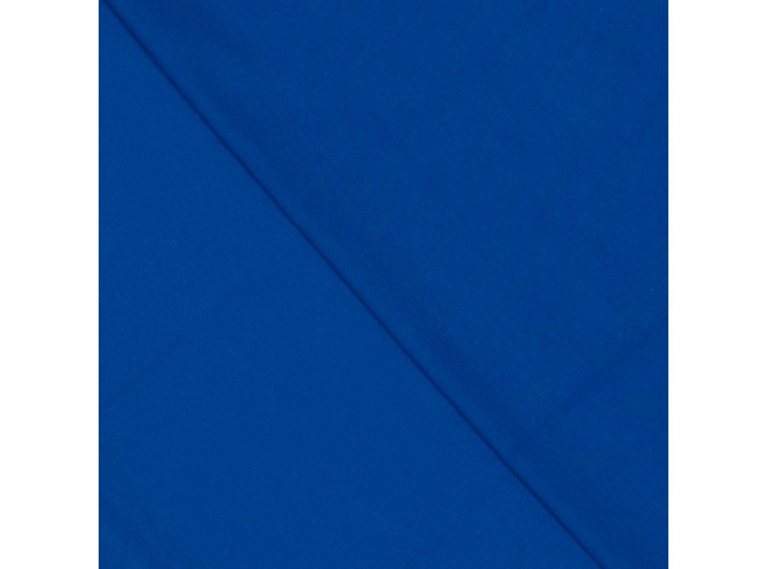Sélection Coup de Coudre - Tissu Gabardine Souple de Bambou et Polyester Recycle Uni Couleur Bleu Roi